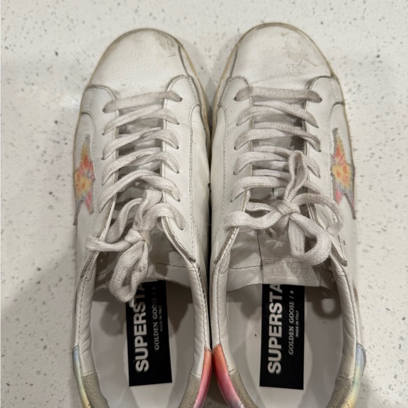 Golden Goose White Sneakers with Star Detail - Picture 6 of 6